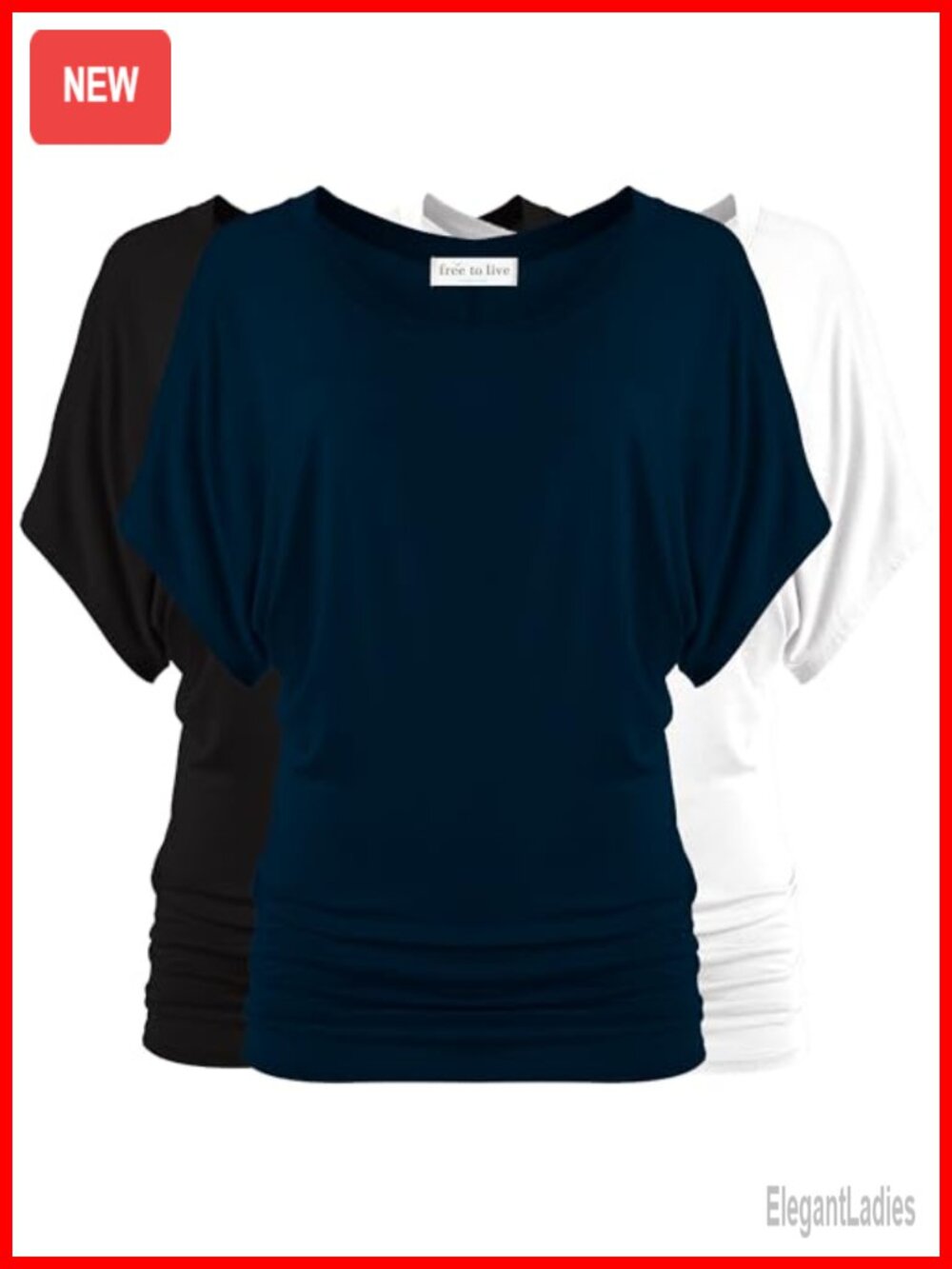 Dolman Sleeve Tunic Top Set Short Sleeve Business Casual Blouse